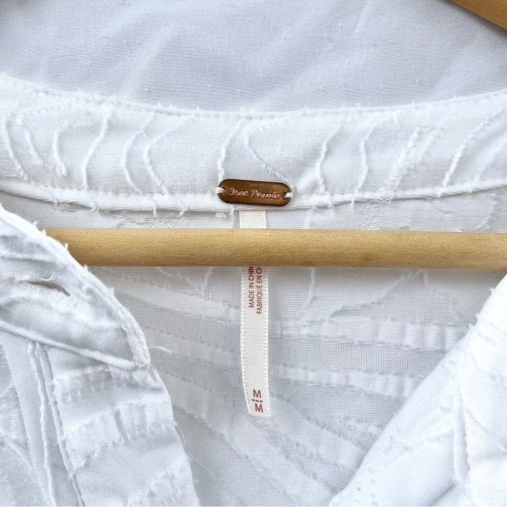 FREE PEOPLE | CAN’T STOP DREAMING TUNIC IN WHITE MEDIUM - Picture 6 of 8